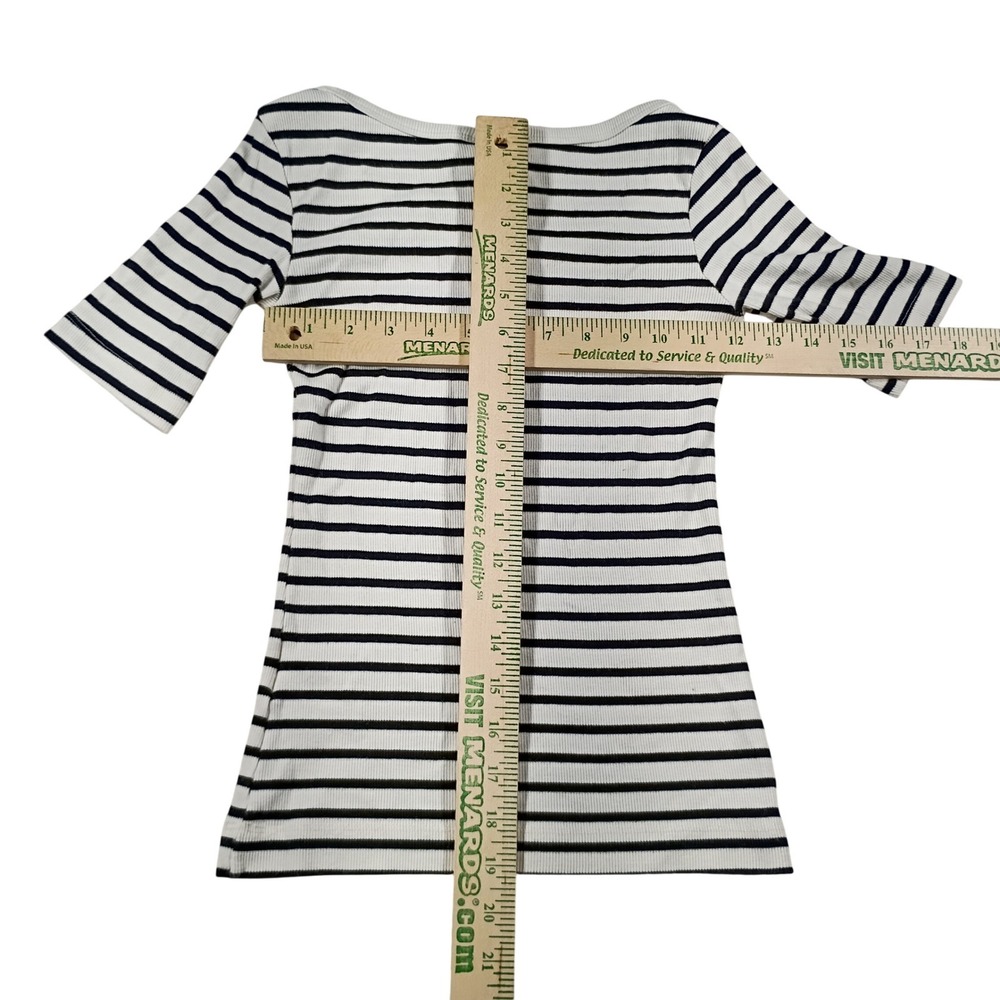 H&M Striped Ribbed Top XS - Picture 4 of 4